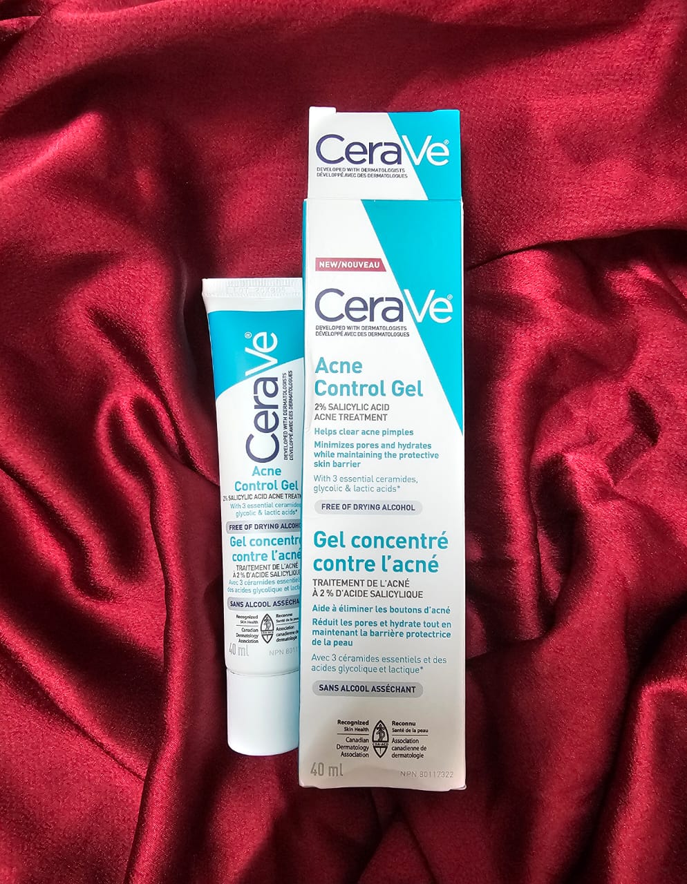 CeraVe- Acne Control Gel 2% Salicylic Acid Acne Treatment